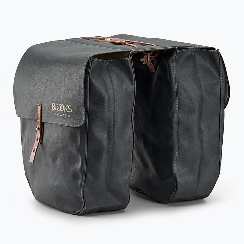 Kerékpáros táska Brooks England Brick Lane Panniers 30 l grey/honey