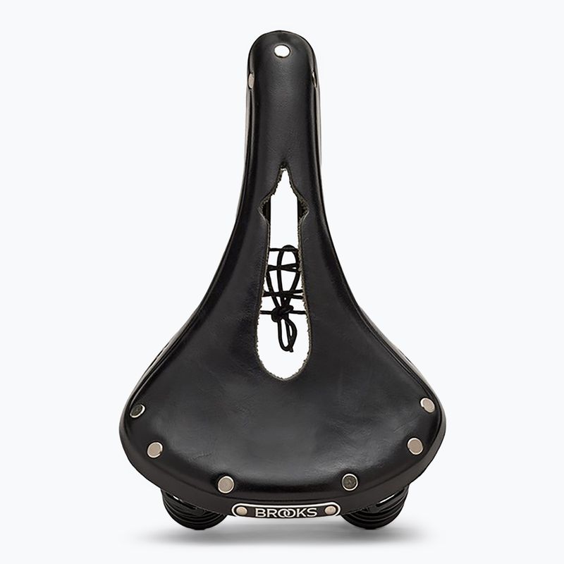 Kerékpár nyereg Brooks England Flyer Carved black