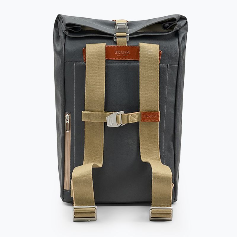 Városi hátizsák Brooks England Pickwick Cotton Canvas 26 l grey/honey 3