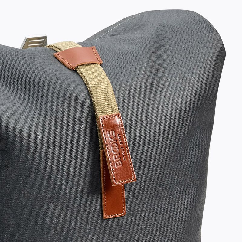 Városi hátizsák Brooks England Pickwick Cotton Canvas 26 l grey/honey 8