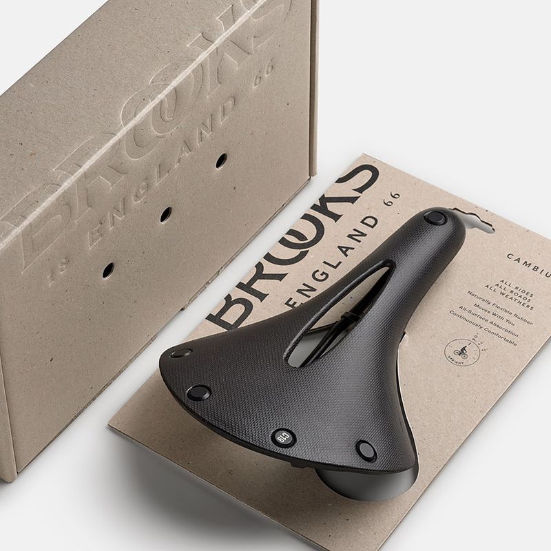 Kerékpár nyereg Brooks England C19 Carved black 8