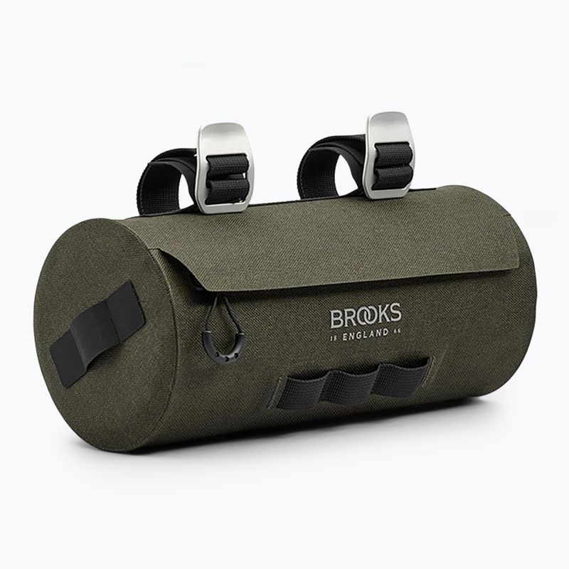 Kerékpáros táska kormányra Brooks England Scape Pouch 3 l mud green 2