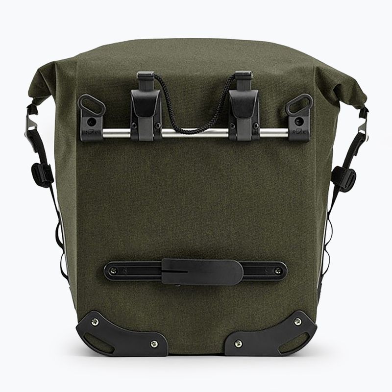 Kerékpáros táska Brooks England Scape Pannier Small 10-13 l mud green 3