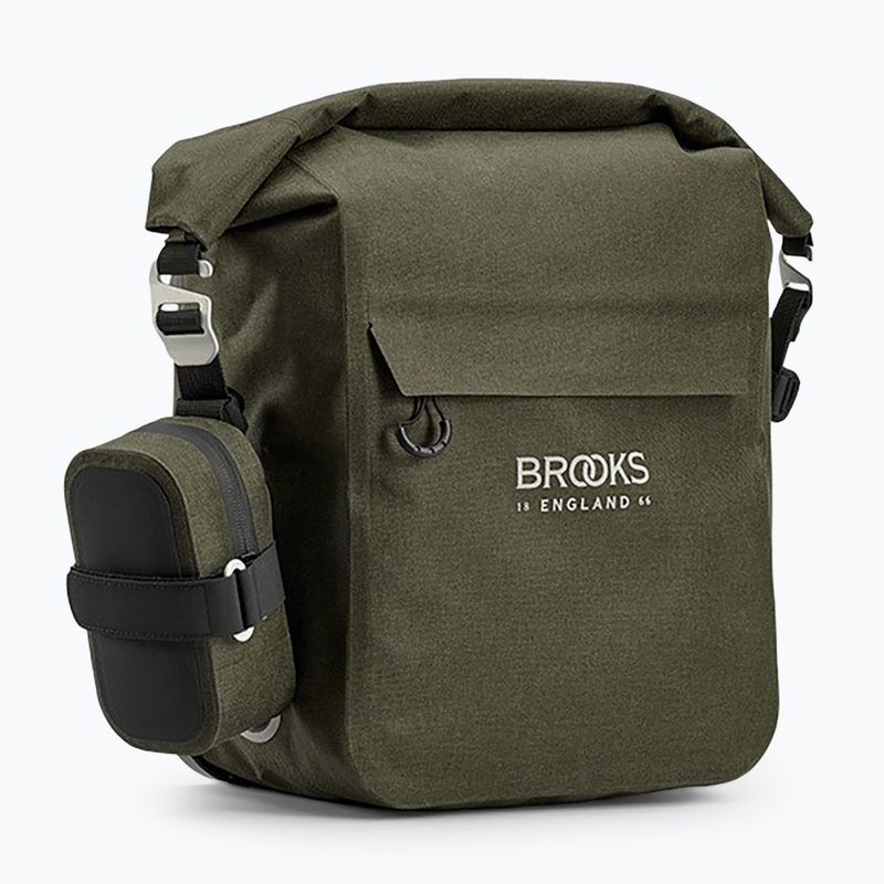 Kerékpáros táska Brooks England Scape Pannier Small 10-13 l mud green 5