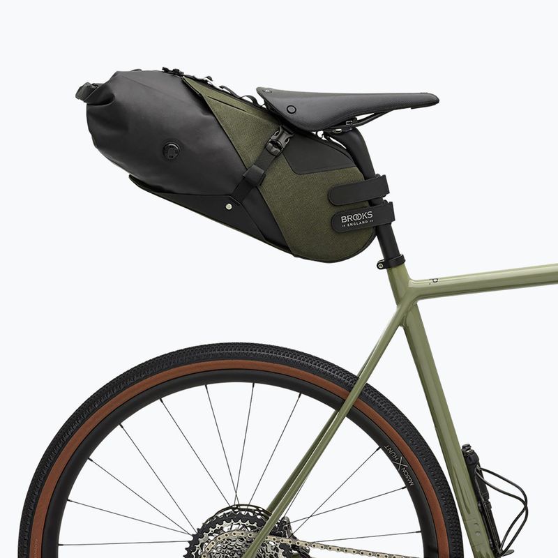Kerékpáros nyeregtáska Brooks England Scape Seat Bag 8 l mud green 8