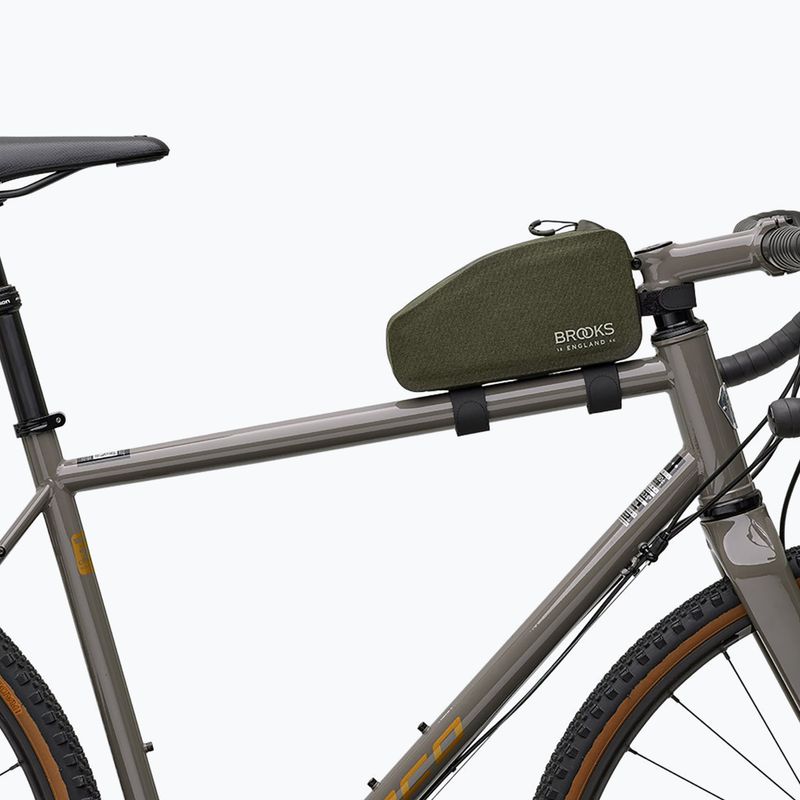 Kerékpáros táska vázra Brooks England Scape Top Tube 0,9 l mud green 4