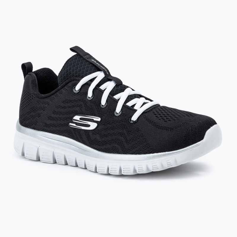 SKECHERS Graceful Get Connected női cipő fekete/fehér