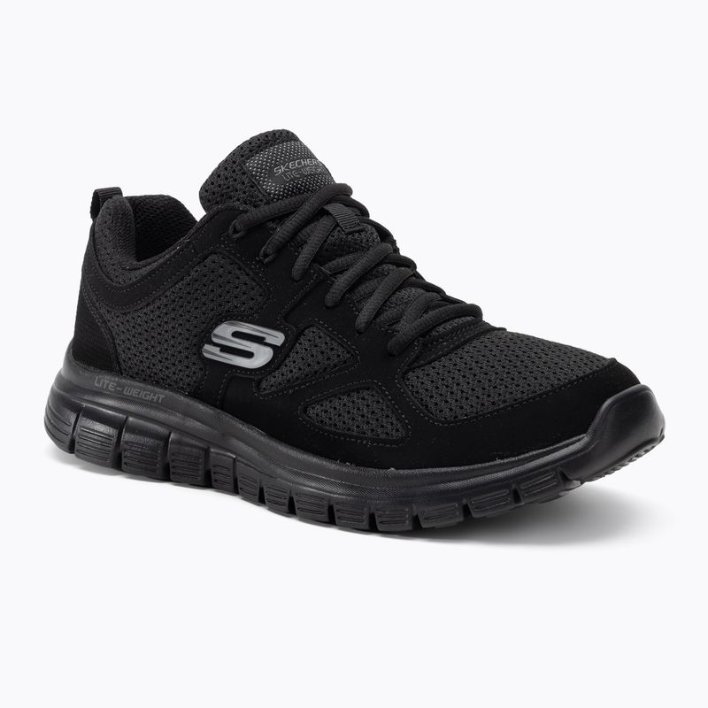 SKECHERS Burns Agoura fekete férfi cipő