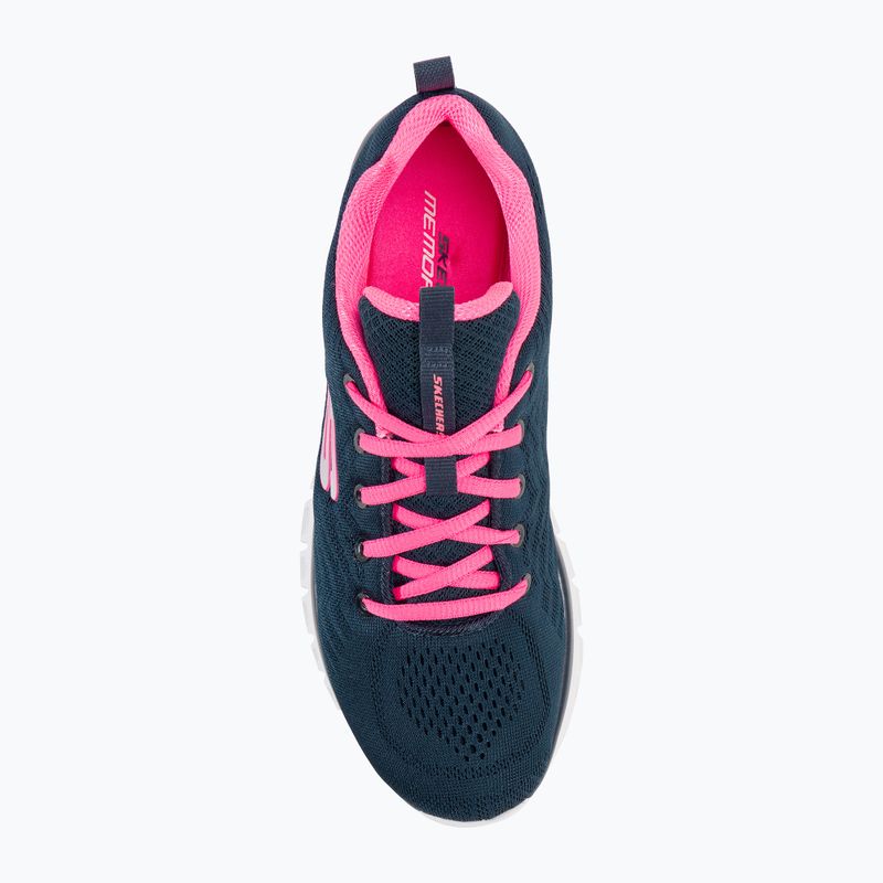 SKECHERS Graceful Get Connected női edzőcipő navy/hot pink 6