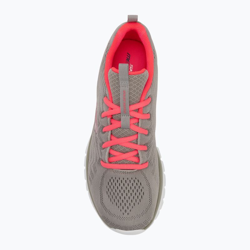 Női cipő SKECHERS Graceful Get Connected gray/coral 5