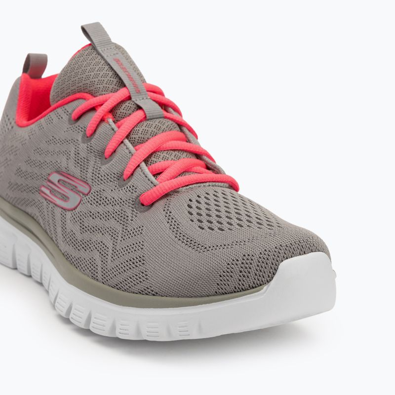 Női cipő SKECHERS Graceful Get Connected gray/coral 7
