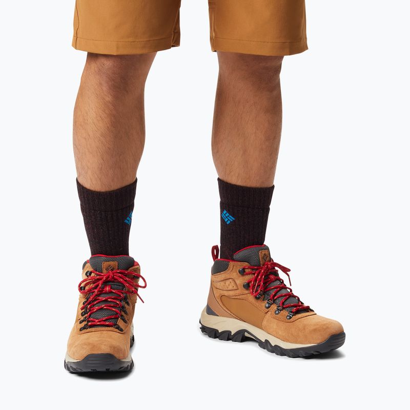 Columbia Newton Ridge Plus II Suede WP elk/hegypiros férfi túrabakancsok 15