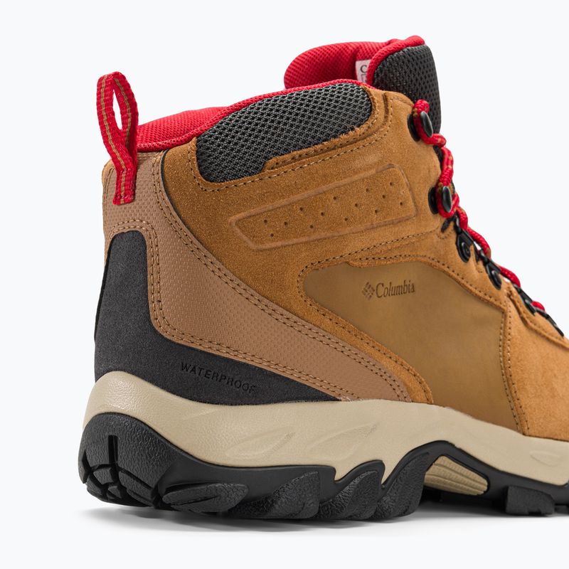 Columbia Newton Ridge Plus II Suede WP elk/hegypiros férfi túrabakancsok 9