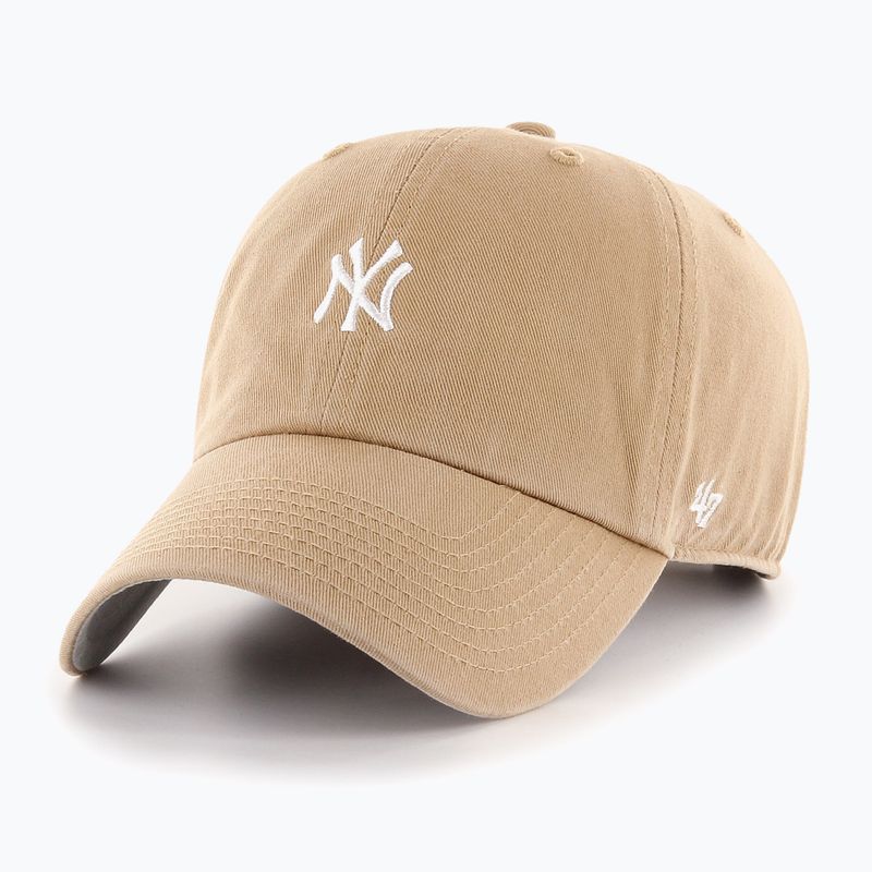 47 Márka MLB New York Yankees Base Runner sapka CLEAN UP khaki