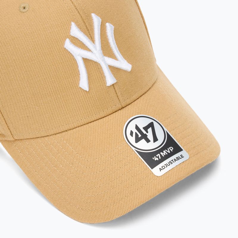 47 Márka MLB New York Yankees MVP világosbarna baseball sapka 3