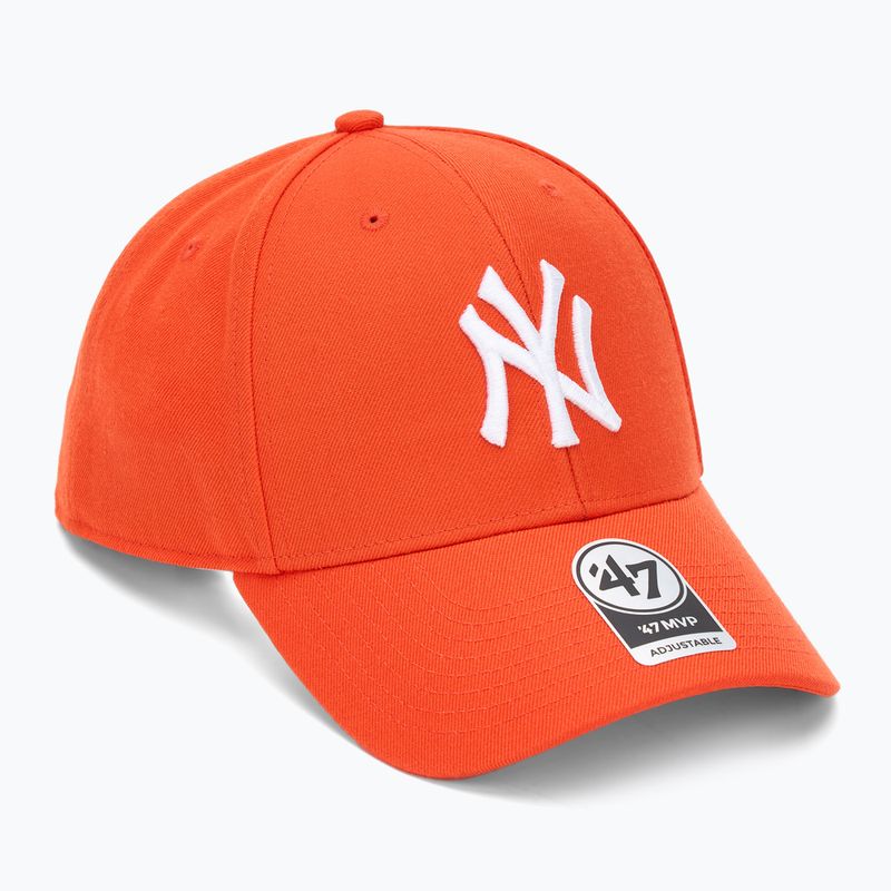 47 Brand MLB New York Yankees MVP vibráló narancssárga baseball sapka