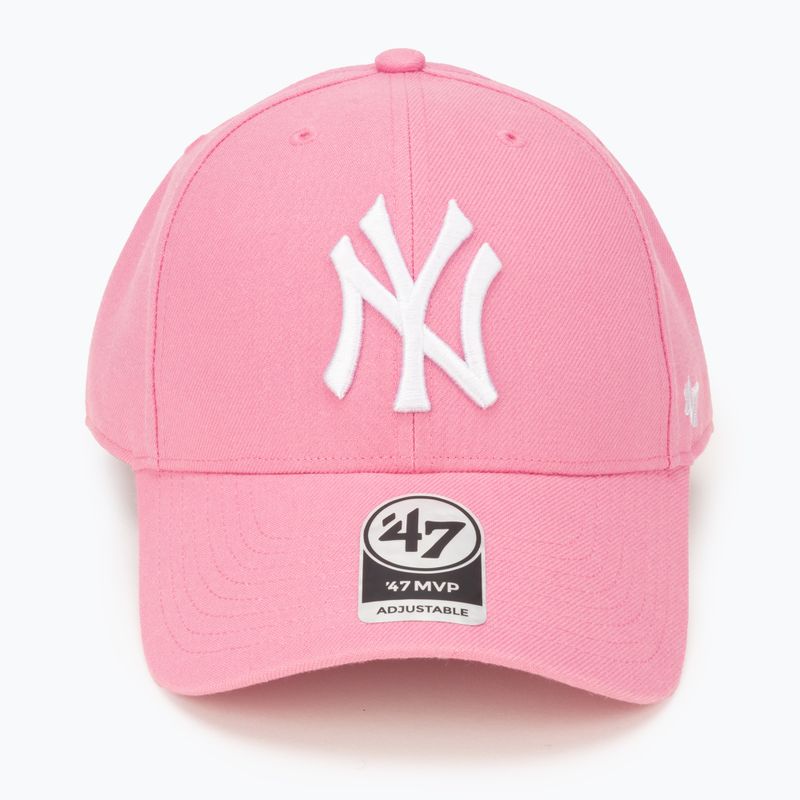 47 Brand MLB New York Yankees MVP SNAPBACK baseball sapka rózsaszínű 4