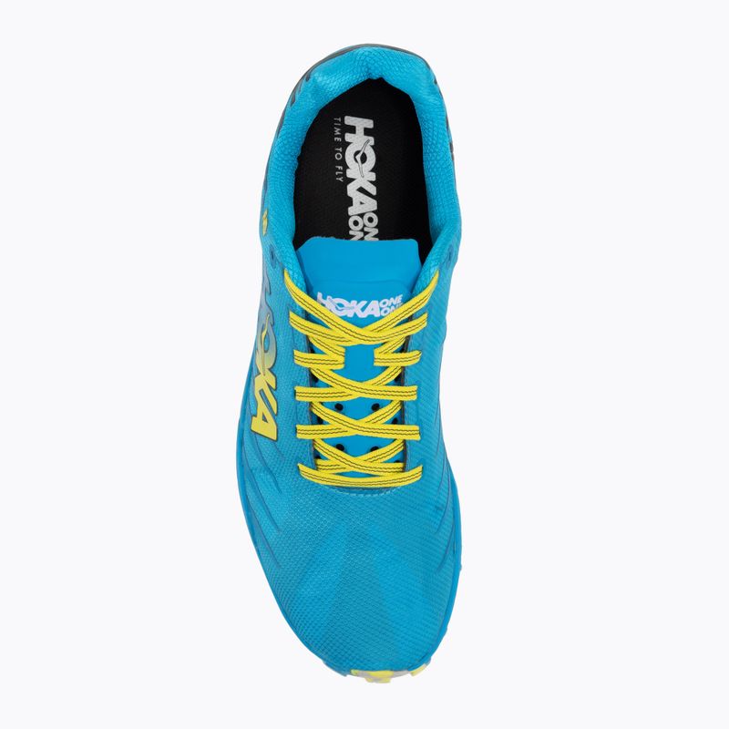 Férfi futócipő HOKA Evo Jawz cyan/citrus 6
