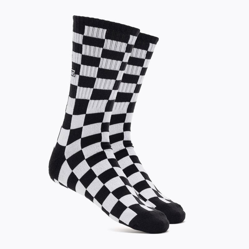 Férfi Vans Checkeboard Crew II fekete/fehér kockás zokni