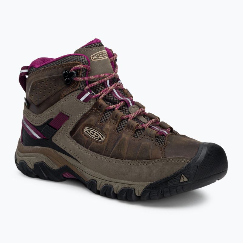 Női trekking cipő KEEN Targhee III Mid szürke 1023040