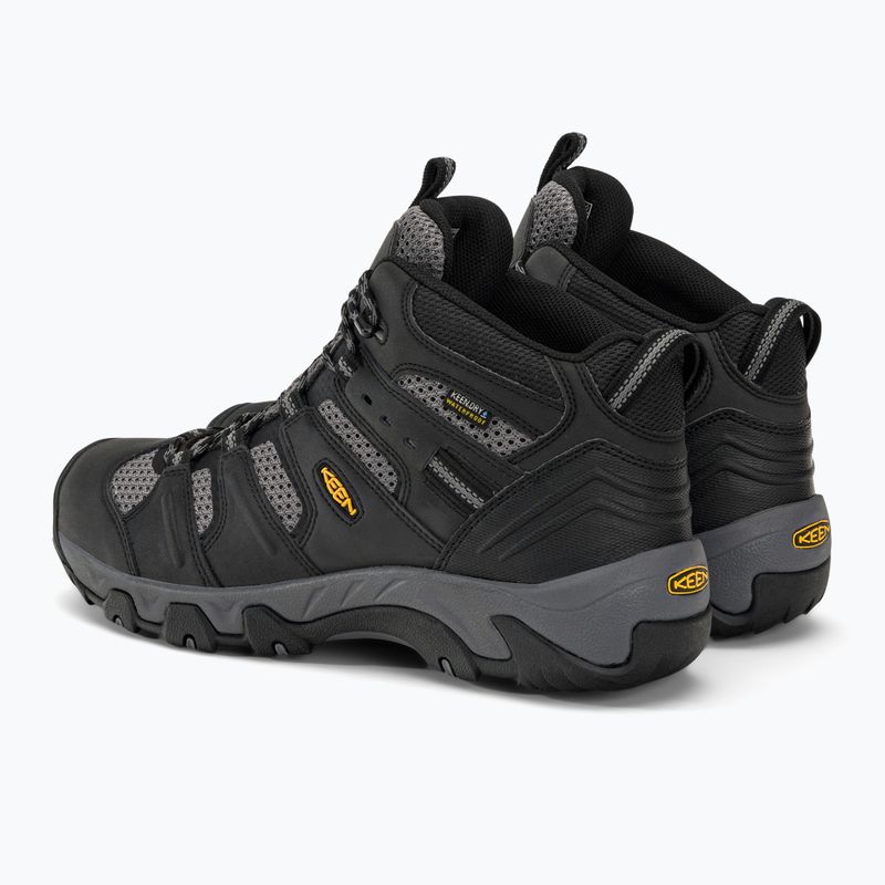 Férfi túrabakancs KEEN Koven Mid Wp fekete-szürke 1020210 3