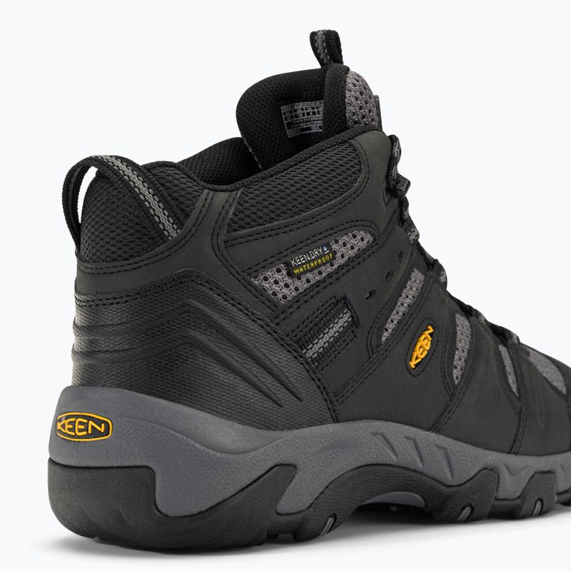 Férfi túrabakancs KEEN Koven Mid Wp fekete-szürke 1020210 9