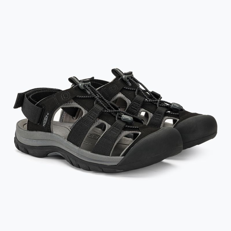 KEEN Rapids H2 férfi trekking szandál fekete/acélszürke 4
