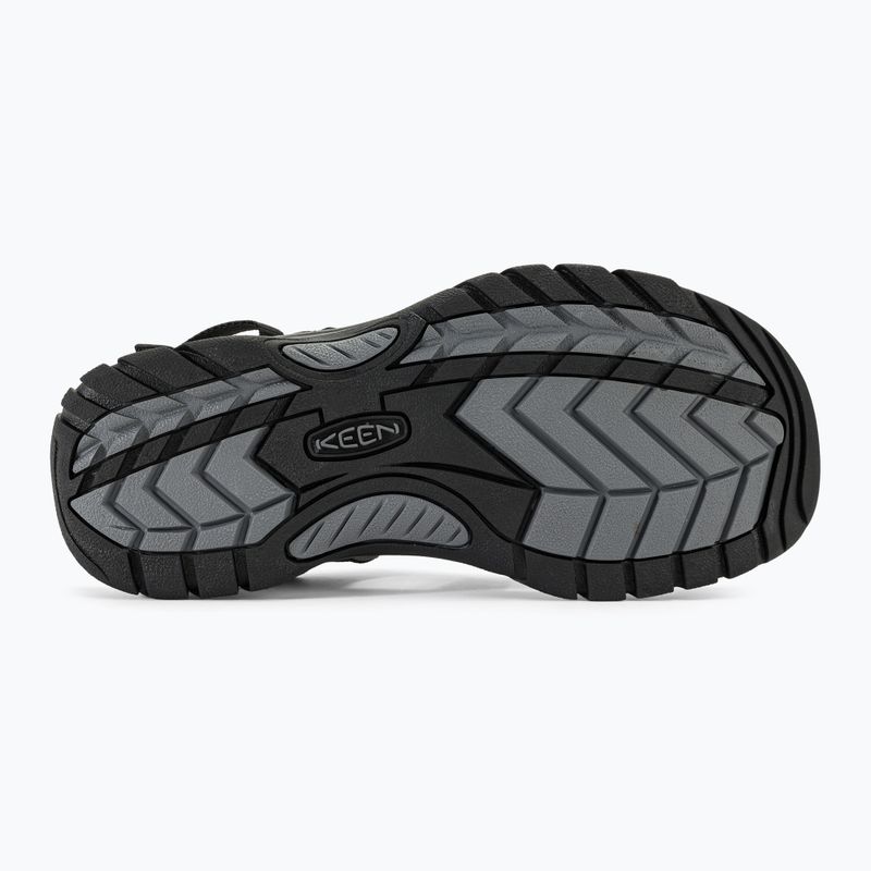 KEEN Rapids H2 férfi trekking szandál fekete/acélszürke 5