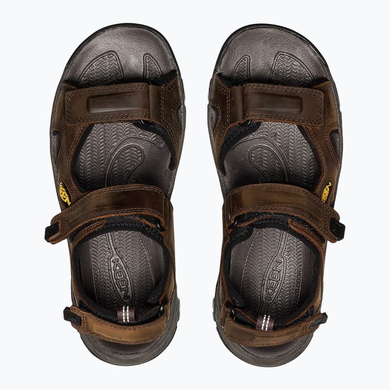 KEEN Targhee III Open Toe férfi szandál bison/mulcs 12