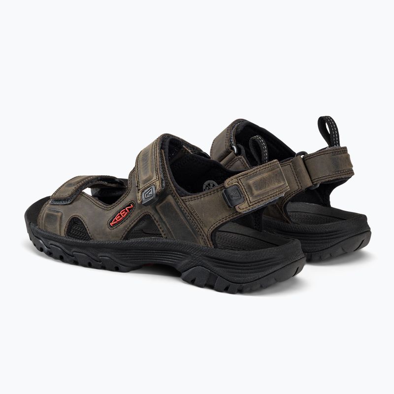 Keen Targhee III Open Toe férfi trekking szandál szürke 1022424 3