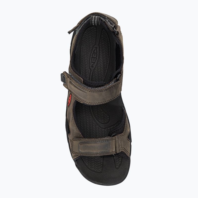 Keen Targhee III Open Toe férfi trekking szandál szürke 1022424 6