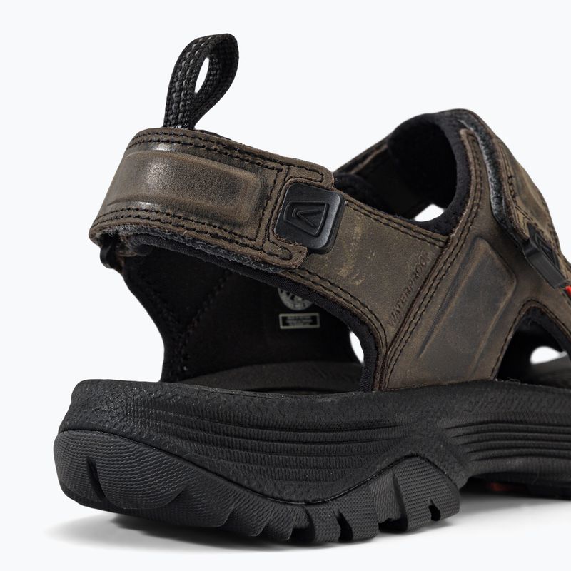 Keen Targhee III Open Toe férfi trekking szandál szürke 1022424 8