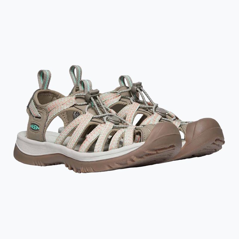 KEEN Whisper traupe/korall női trekking szandál 9