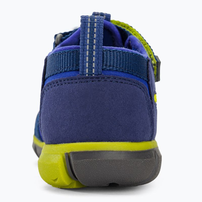 Junior szandál KEEN Seacamp II CNX blue depths/chartreuse 7