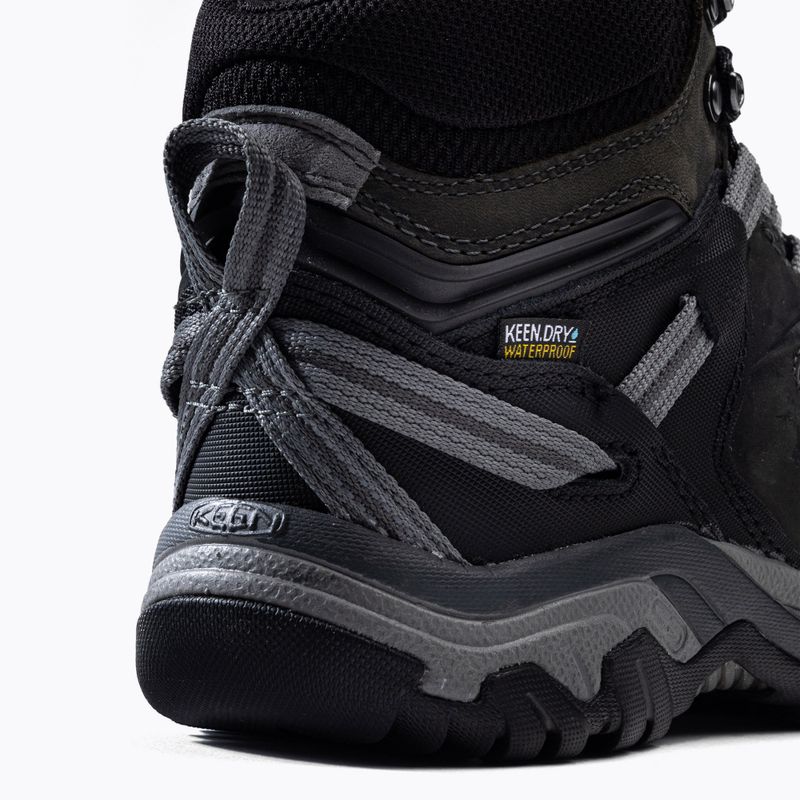 KEEN Ridge Flex Mid férfi trekking cipő szürke 1024911 8