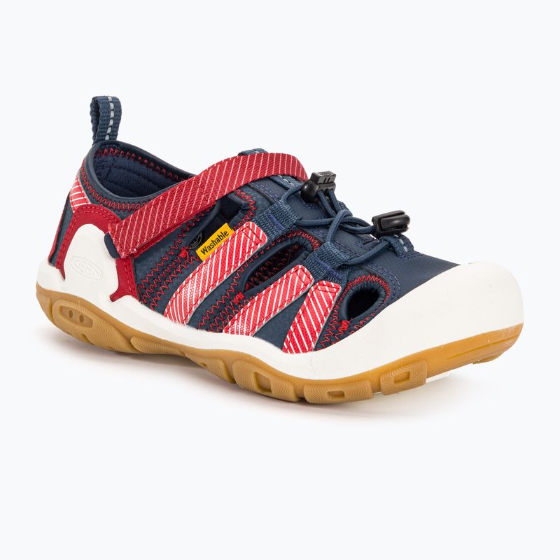 KEEN Knotch Creek gyermek túraszandál navy/stripes