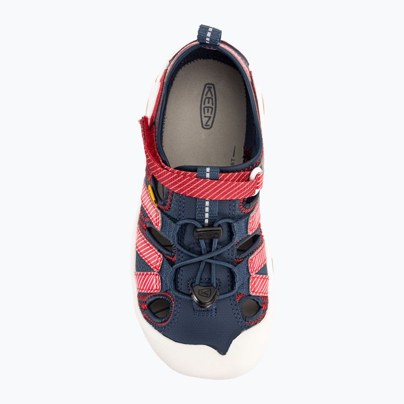 KEEN Knotch Creek gyermek túraszandál navy/stripes 6