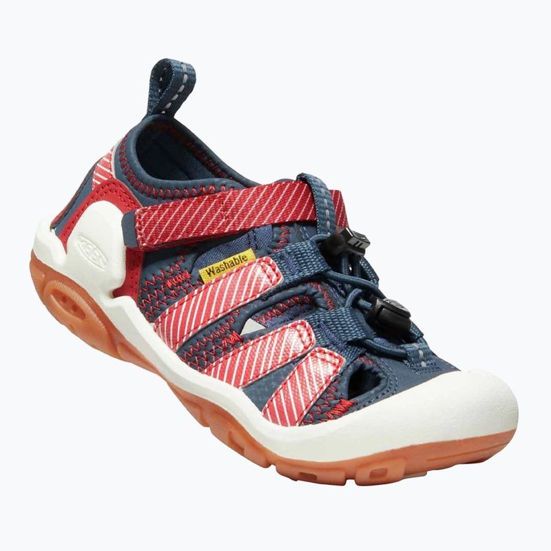KEEN Knotch Creek gyermek túraszandál navy/stripes 7