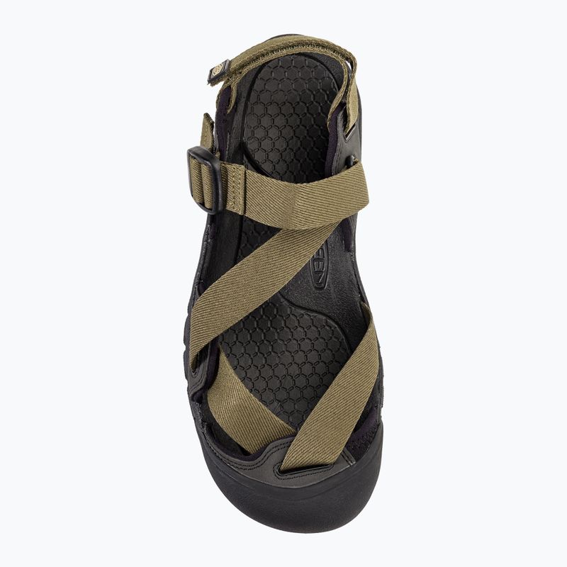 KEEN Zerraport II Military oliva/fekete férfi trekking szandál 6