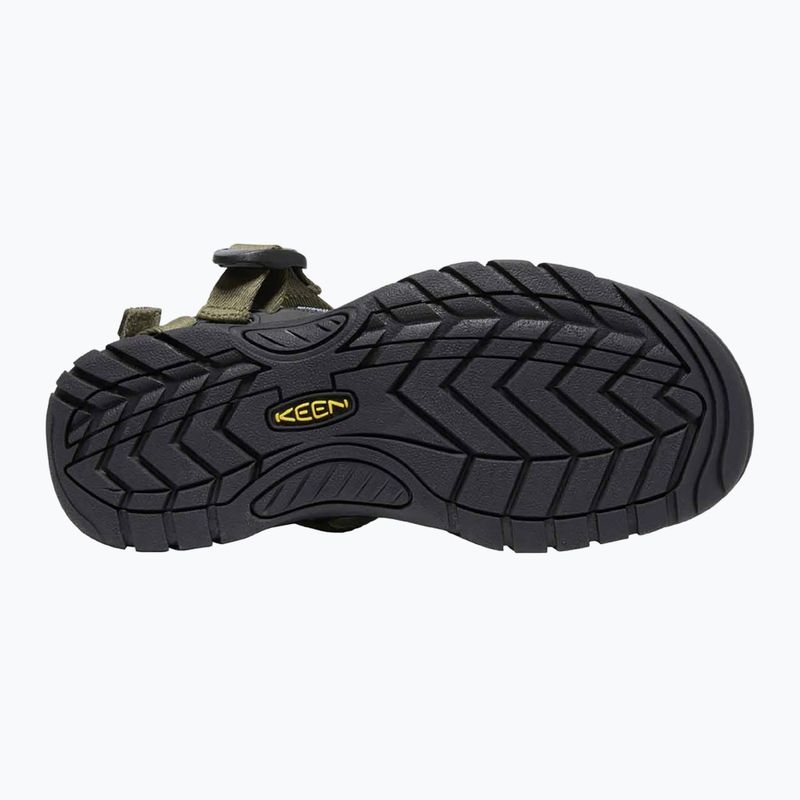 KEEN Zerraport II Military oliva/fekete férfi trekking szandál 11