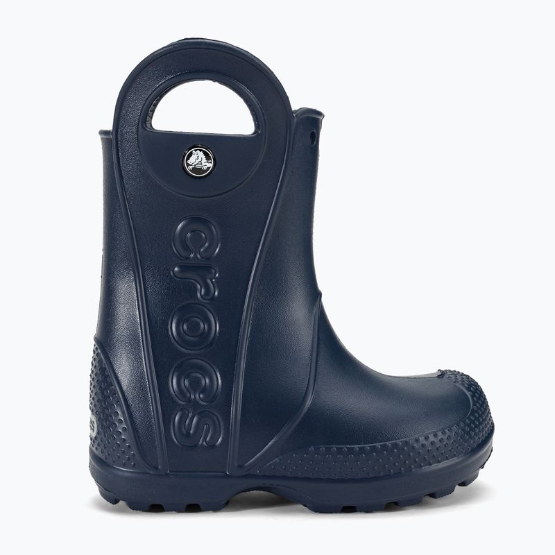 Gyermek gumicsizma Crocs Handle Rain Boot Kids navy 2