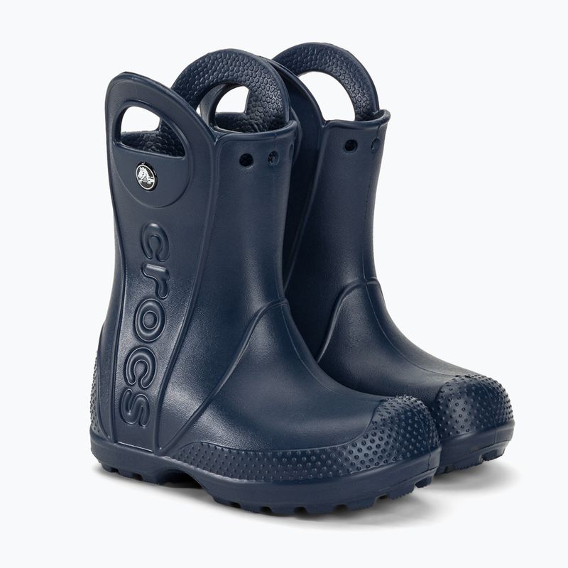 Gyermek gumicsizma Crocs Handle Rain Boot Kids navy 4