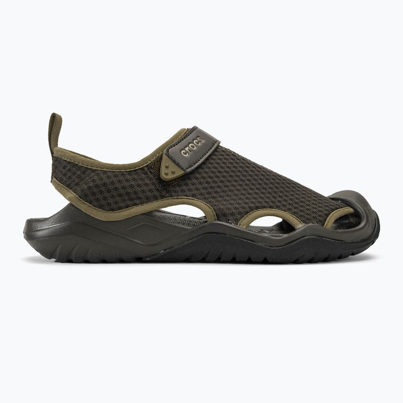 Férfi szandál Crocs Swiftwater Mesh Deck espresso 2