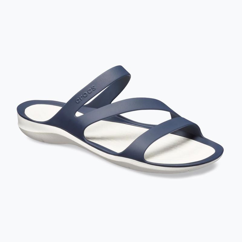 Női papucsok Crocs Swiftwater Sandal navy/white 8