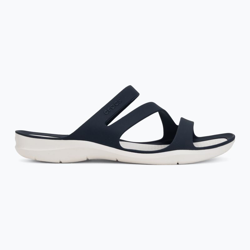 Női papucsok Crocs Swiftwater Sandal navy/white 2