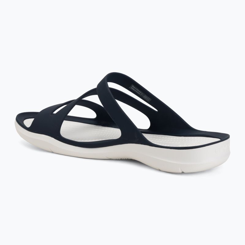 Női papucsok Crocs Swiftwater Sandal navy/white 3