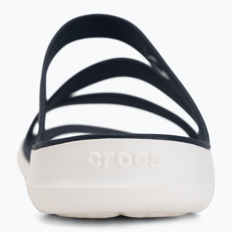 Női papucsok Crocs Swiftwater Sandal navy/white 6