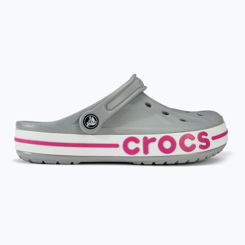 Papucs Crocs Bayaband Clog light grey/candy pink 4