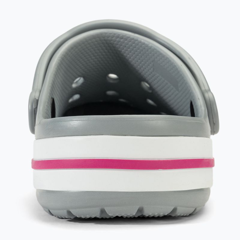 Papucs Crocs Bayaband Clog light grey/candy pink 7