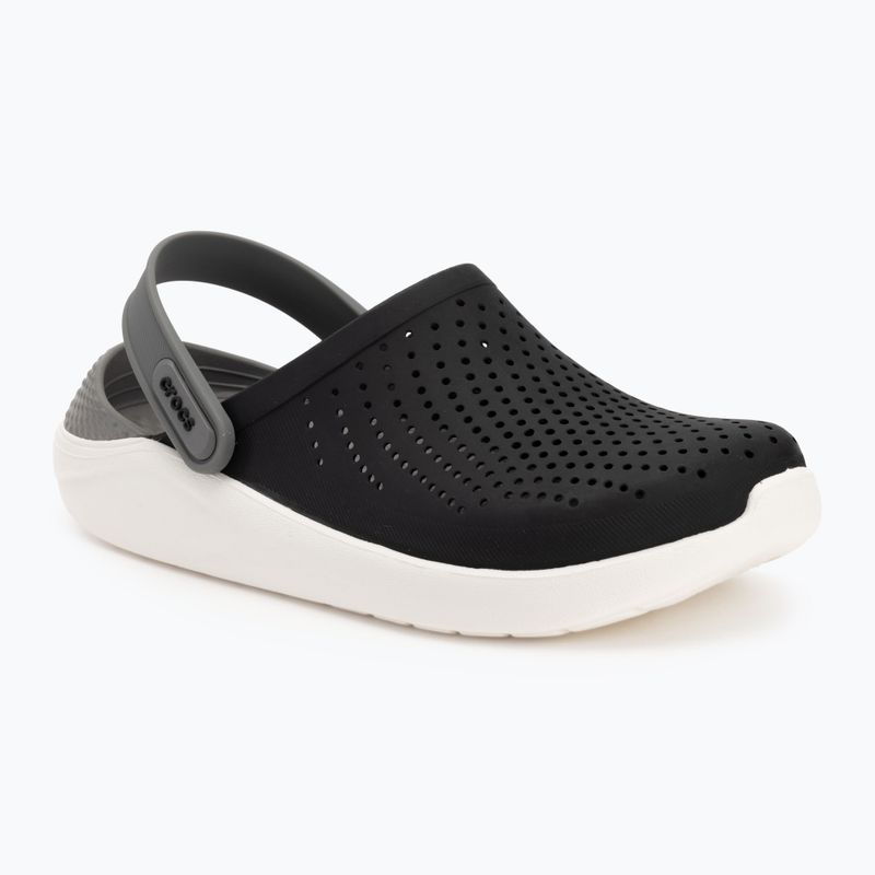 Crocs LiteRide Clog fekete/füstös flip-flopok 2
